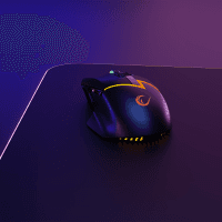 RAMPAGE DROP M3 V2 24000 DPI 3311 SENSÖR SİYAH RGB ŞARJLI KABLOSUZ 80 MİLYON HUANO SWITCH GAMING OYUNCU MOUSE - 5