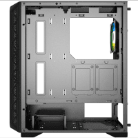 POWERBOOST PB-PS5846B 600W ATX USB 3.0 RAINBOW FANLI MESH GAMING SIYAH KASA - 4