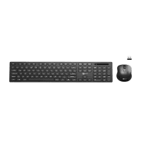 LECOO KW201 (SİYAH) KABLOSUZ TÜRKÇE Q KLAVYE & MOUSE SET