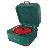 MIKADO MD-62BT 5W 1200MAH YEŞİL TF KART + BLUETOOTH DESTEKLİ KLASİK RETRO MÜZİK KUTUSU