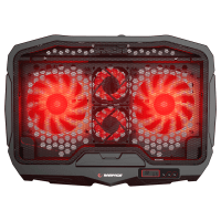 ADDISON RAMPAGE AD-RC4 COLDBREEZE KIRMIZI LEDLI 2*125MM+2*70MM IŞIKLI FAN 15-17 NOTEBOOK SOĞUTUCU STAND - 3