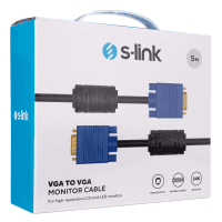 S-LINK SLX-176 X VGA M/M 5M MONİTÖR KABLOSU - 3