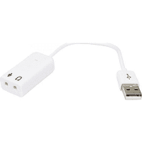 HYTECH HY-U715 Kablolu USB Beyaz Ses Kartı 7.1 - 2