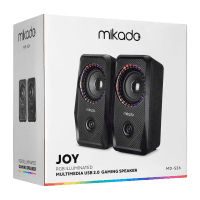MIKADO MD-S26 JOY 2.0 MULTIMEDIA 3W*2 SIYAH USB RGB IŞIKLI GAMING SPEAKER HOPARLÖR - 5