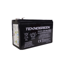 TEKNOGREEN TG12-9 12V 9AH 20HR BAKIMSIZ KURU AKÜ (K.10) (2016192) - 2