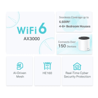 TP-LINK DECO X55 (3-PACK) 3'LÜ WI-FI 6 AX3000 TÜM EVİ KAPSAYAN MESH WIFI SİSTEMİ - 2