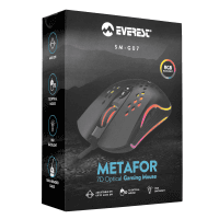 EVEREST SM-G07 METAFOR USB SIYAH 800/1600/3200/4800/6400 DPI RGB GAMING MOUSE - 6