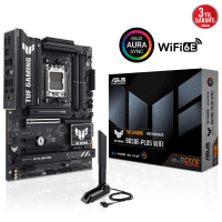 ASUS TUF GAMING B650E-PLUS WIFI AMD B650 AM5 DDR5 8000 DP HDMI 3x M2 USB3.2 WiFi 6E + BT AURA RGB 2.5Gbit LAN ATX