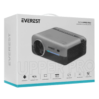 EVEREST PJ03 UPPER PRO GRİ/SİYAH TRIPODLU 1920*1080P 8000 LÜMEN ANDROID 9.0 EKRAN YANSITMALI FULL HD PROJEKSİYON CİHAZI - 3