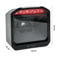 SPENTA ST-6300 MASAÜSTÜ KAREKOD VE BARKOD OKUYUCU 2D USB (SİYAH)
