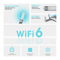 TP-LINK ARCHER TX20UH AX1800 WI-FI 6 KABLOSUZ DUAL BAND WPA3 USB 3.0 ADAPTÖR - 3