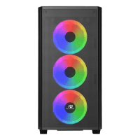 POWERBOOST PB-P2252BB USB 3.0, ATX MESH, RING ARGB FAN, SİYAH KASA (JBST-PBP2252BB) - 2