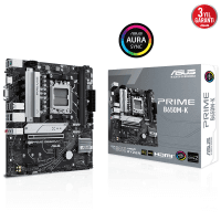 ASUS MB PRIME B650M-K AMD B650 AM5 DDR5 6400 DP VGA 2x M2 USB3.2 AURA RGB 2.5Gbit LAN mATX 96GB’a KADAR RAM DEST. ASUS 5X PRO