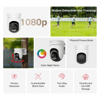 TP-LINK MERCUSYS MC500 YATAY/DİKEY HAREKETLİ DIŞ MEKAN GÜVENLİK WI-FI KAMERASI - 2