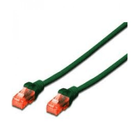 DIGITUS DK-1617-030/G 3 MT YEŞİL PATCH KABLO CAT6 U/UTP,YANGINA DAYANIKLI (250MHZ) POE* READY