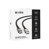 S-LINK SLX-HD4K15 19+1 HDMI TO HDMI 15M METAL V2.0 4K (4096*2160) 30HZ KABLO - 2
