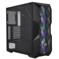 COOLERMASTER MASTERBOX TD500 V2 SİYAH ARGB 4X120MM FANLI TEMPERED GLASS KRİSTAL MESH ÖN PANELLİ MIDT KASA (TD500V2-KGNN-STU)