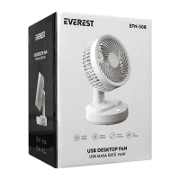 EVEREST EFN-508 MASAÜSTÜ BEYAZ USB FAN - 3